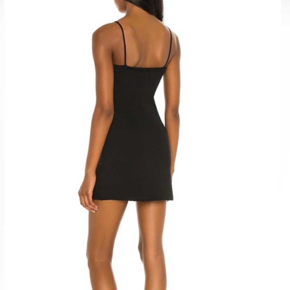 Perfect like new Revolve- Susana Monaco Thin Strap Mini Dress black large - Picture 3 of 9